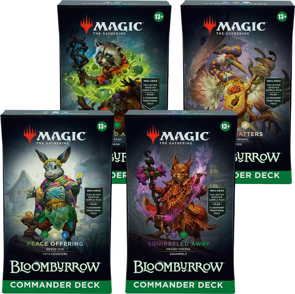 Bloomburrow Commander Decks (Set of 4)