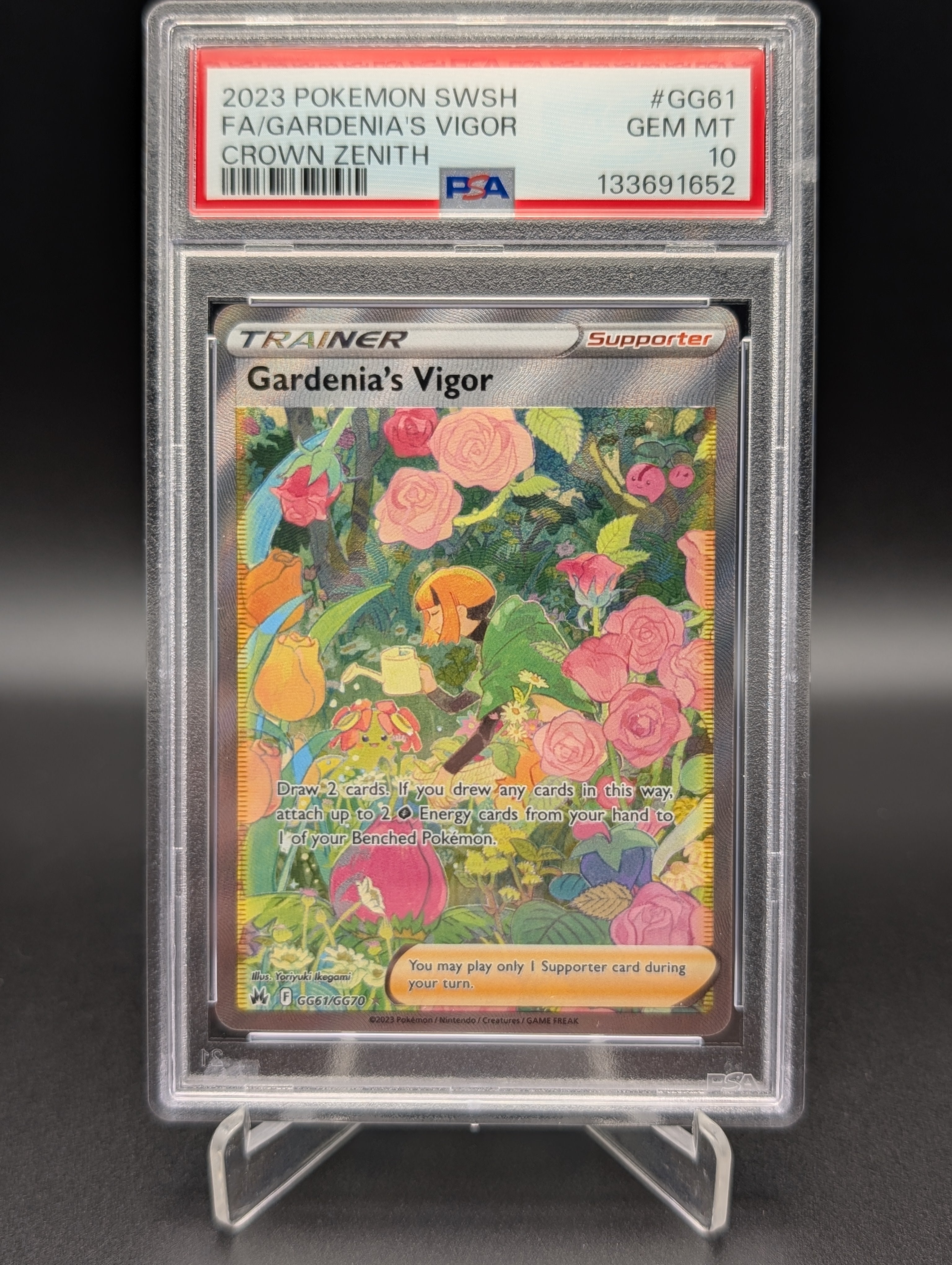 Gardenia's Vigor - Crown Zenith: Galarian Gallery (CRZ:GG) PSA 10