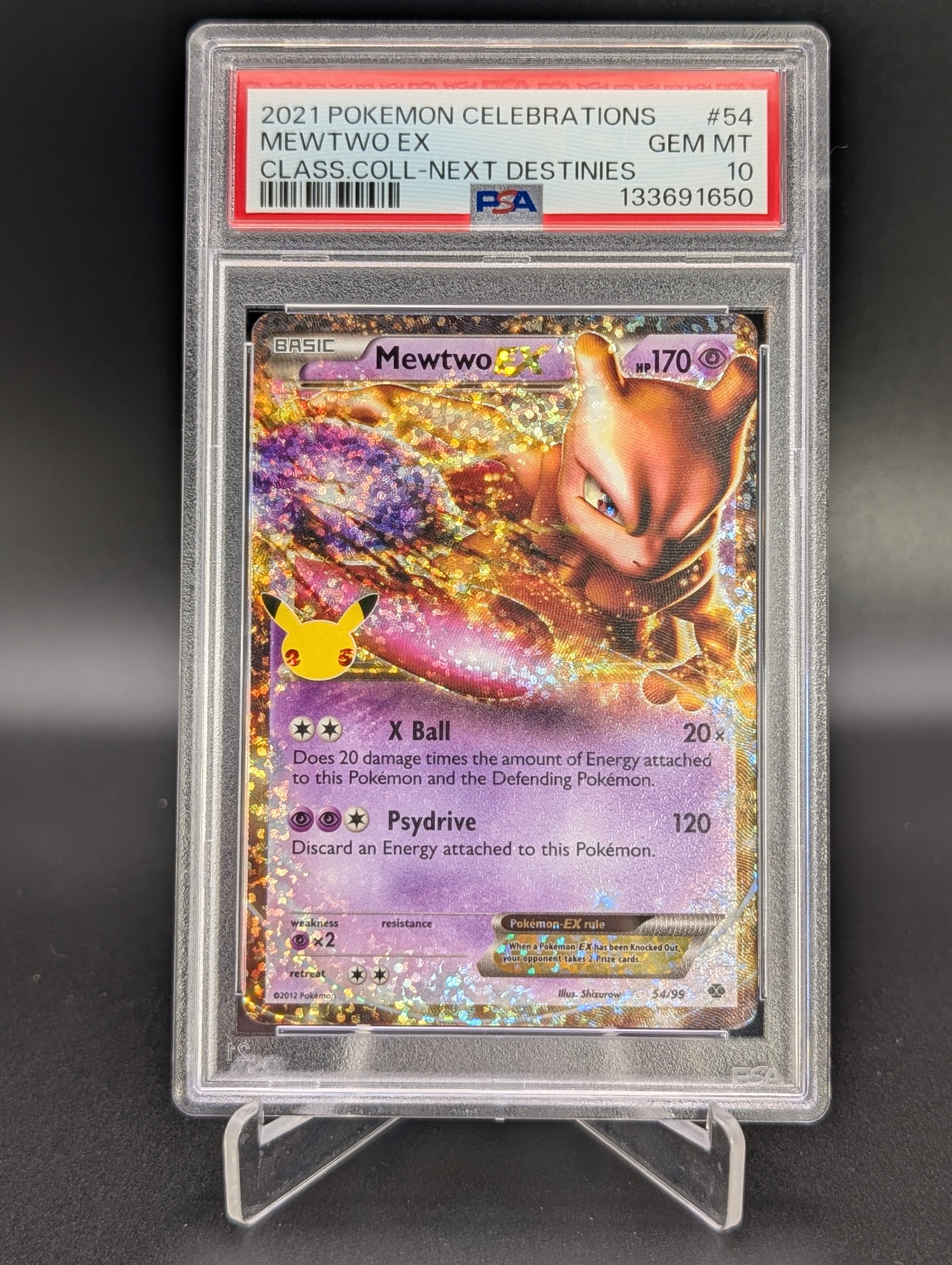 Mewtwo EX - Celebrations: Classic Collection PSA 10