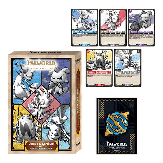 Palworld TCG Sleeve and Card Set vol. 1