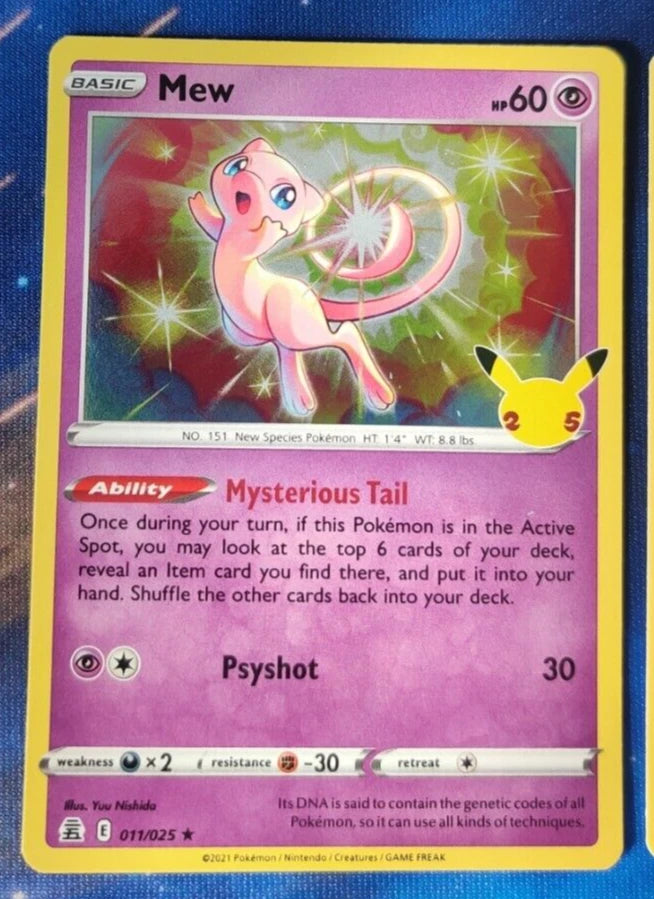 Mew & Mewtwo - Rare Legendary Pokemon Card Mini Set