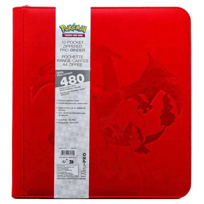 Ultra Pro Elite Series Binder: Charizard 12-Pocket Zippered (480 cards)