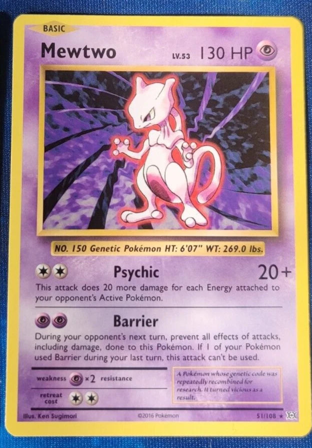 Mew & Mewtwo - Rare Legendary Pokemon Card Mini Set