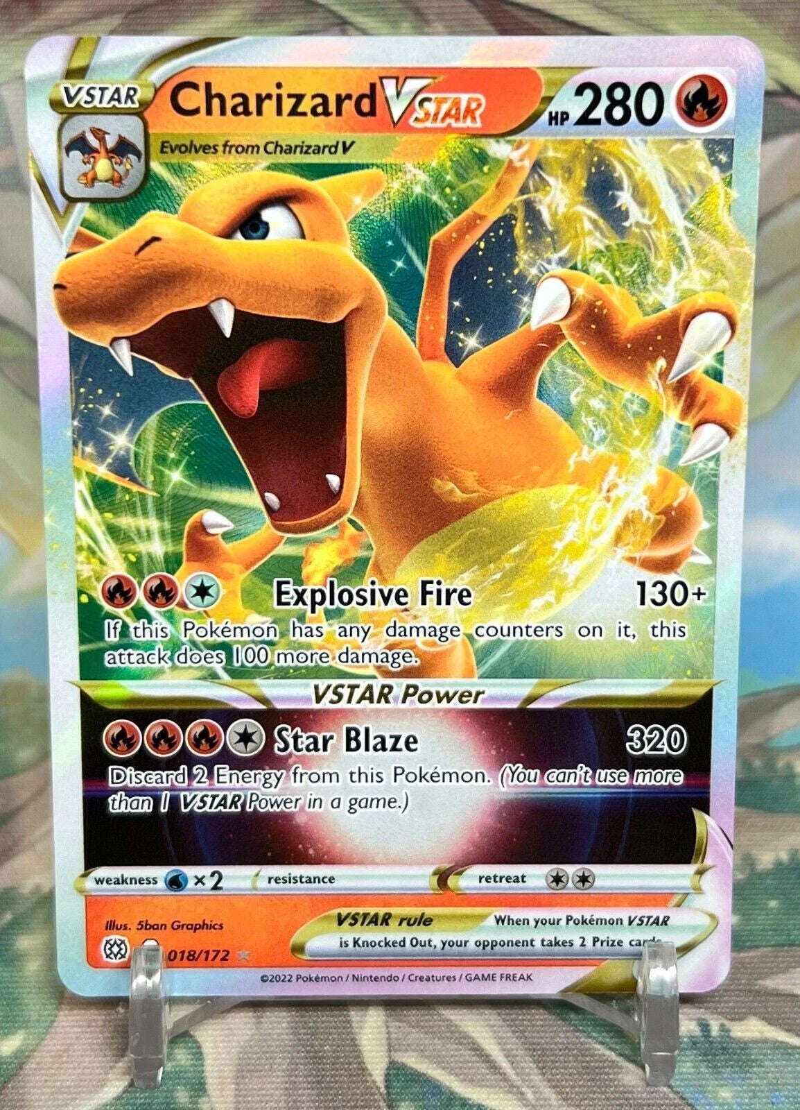 Charizard VSTAR 018/172 Ultra Rare Brilliant Stars