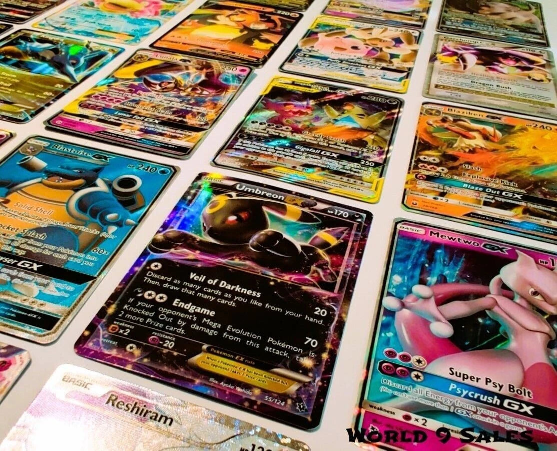Pokemon Card Lot 10 Ultra Rare Cards (V, VMAX, VSTAR, EX)